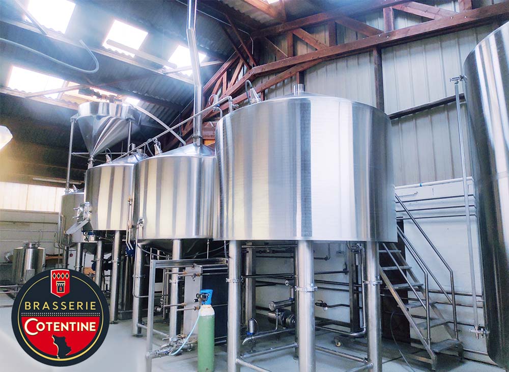 La brasserie Cotentine France - 3000L Four Vessels Brewery Equipment by TIANTAI